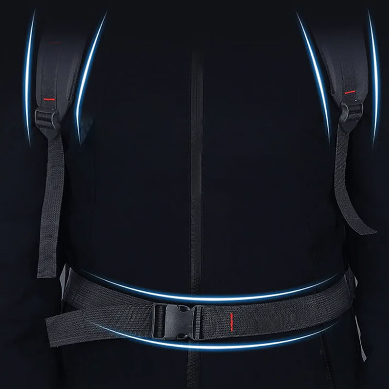 LoungeYard | Expandable Oxford backpack with large capacity — product view 3