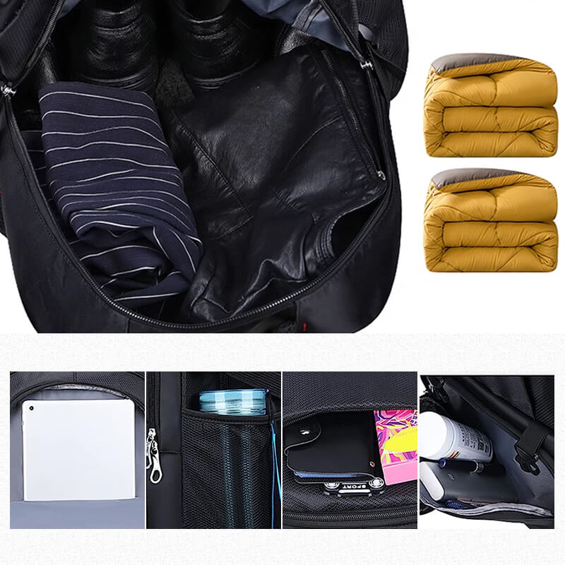 LoungeYard | Expandable Oxford backpack with large capacity — product view 5