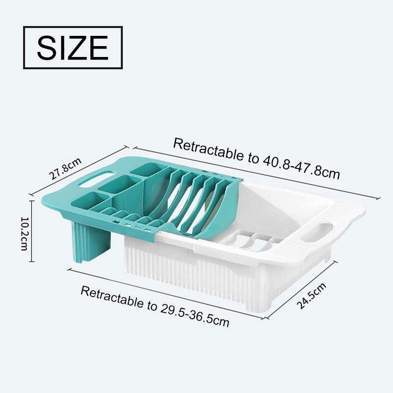 LoungeYard | Efficient Kitchen Retractable Dish Drain Rack — product view 1