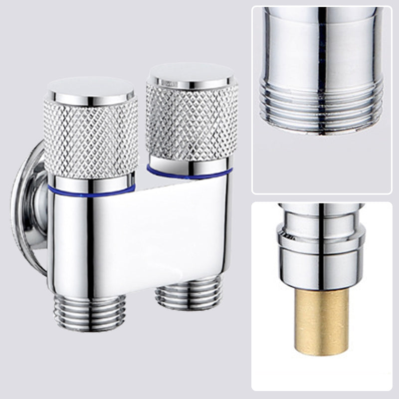 LoungeYard | 1/2" angle valve with double switch outlet — product view 4