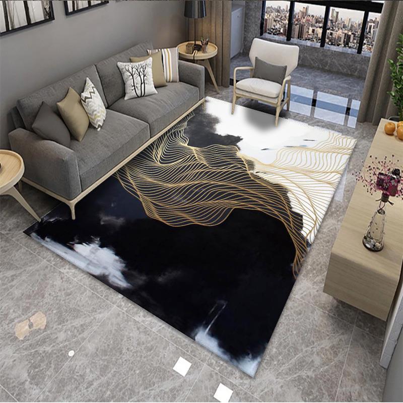 Geometric Pattern Area Rug Bowlift — product view 3