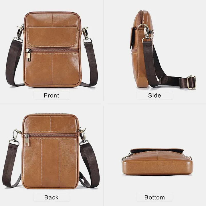 LoungeYard | Small Shoulder Bag Made Of Leather For Men — product view 3