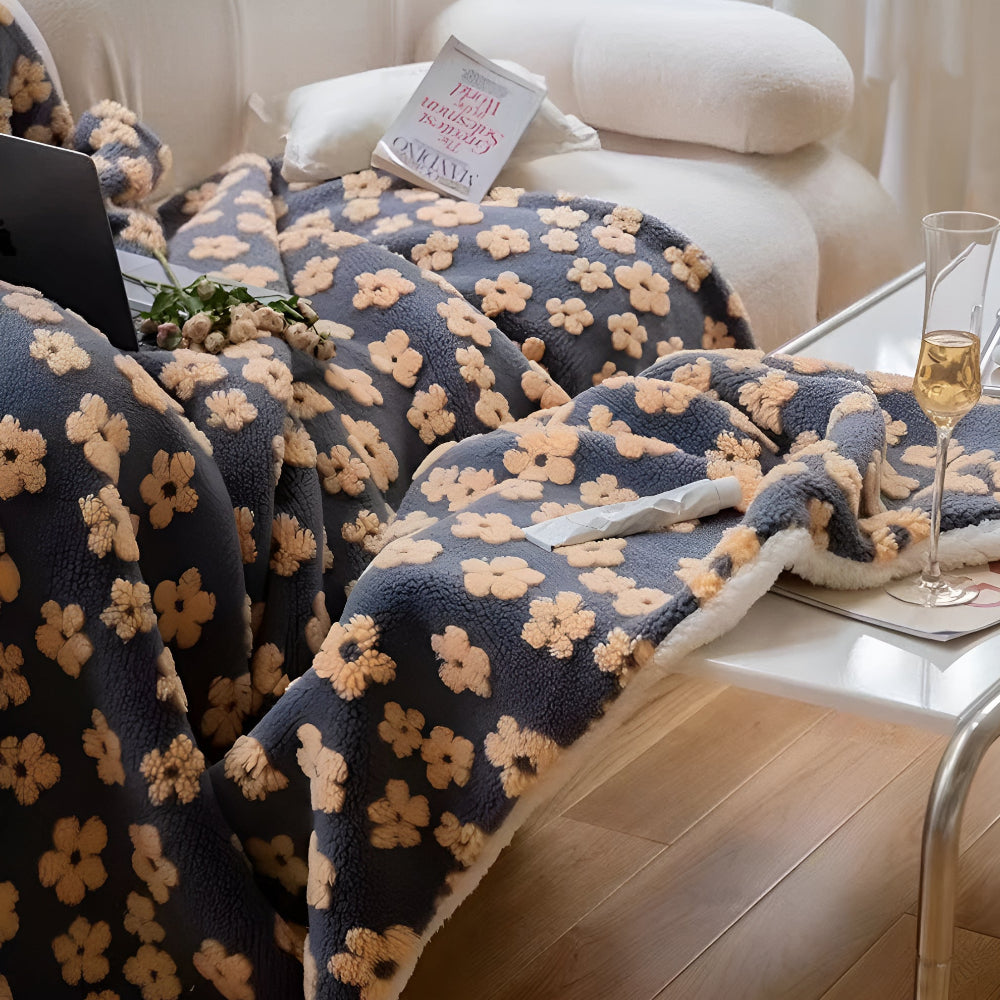 LoungeYard | Nature's Wildflower Bliss Blanket — product view 7