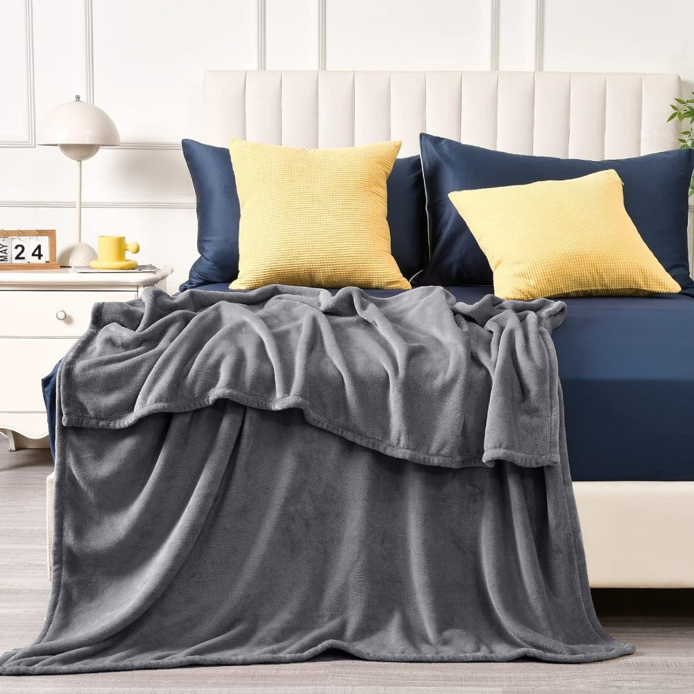 UltraSoft Fleece Blanket – Luxury Reversible for Every Season LoungeYard — product view 6