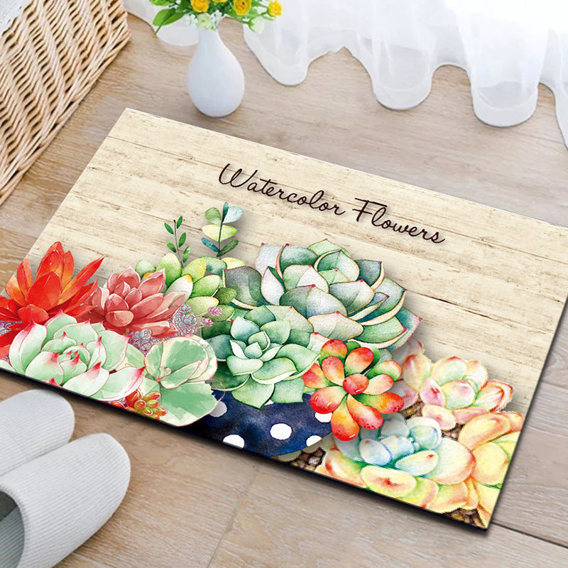 Playful Cat-Themed Kitchen Mat Set Bowlift — product view 4