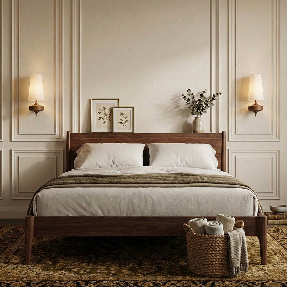 Rowan Fabric Drum Wall Sconce, Walnut, 1 or 2 Head — product view 5