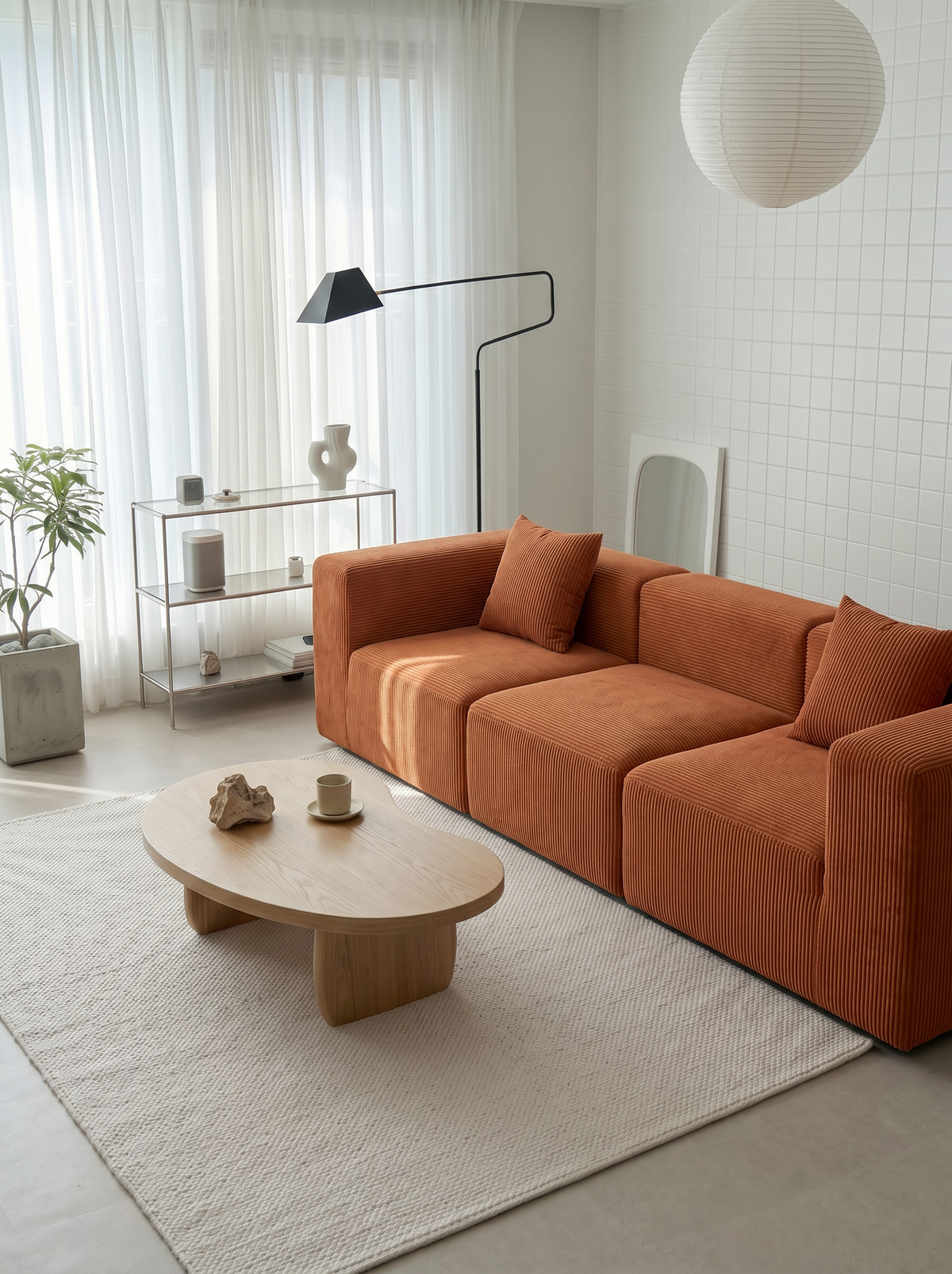 Plush Accent Lounge Loveseat — product view 5