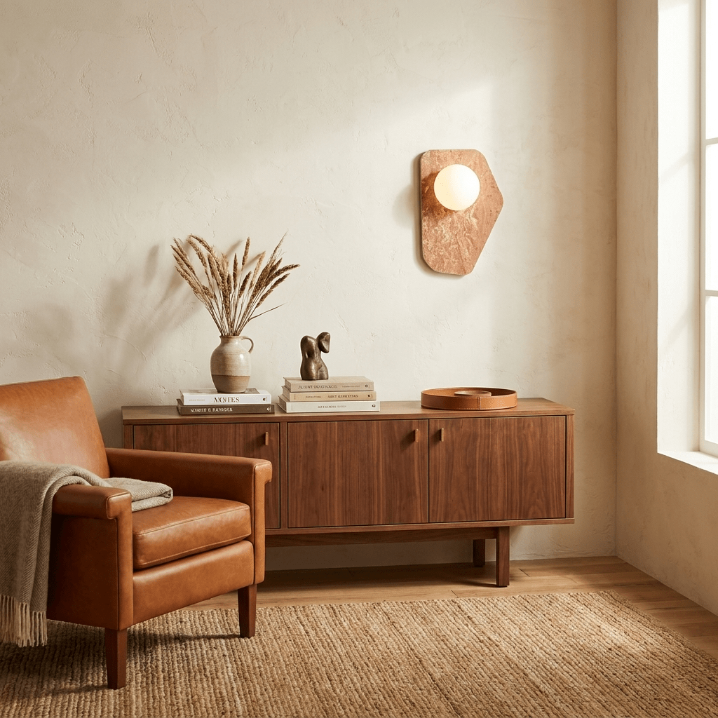 Veyla Stone Pebble Wall Sconce — product view 7