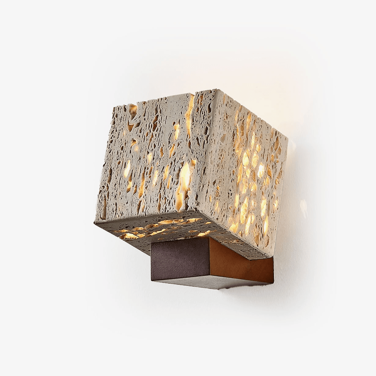 Cavora Travertine Glow Wall Sconce — product view 1