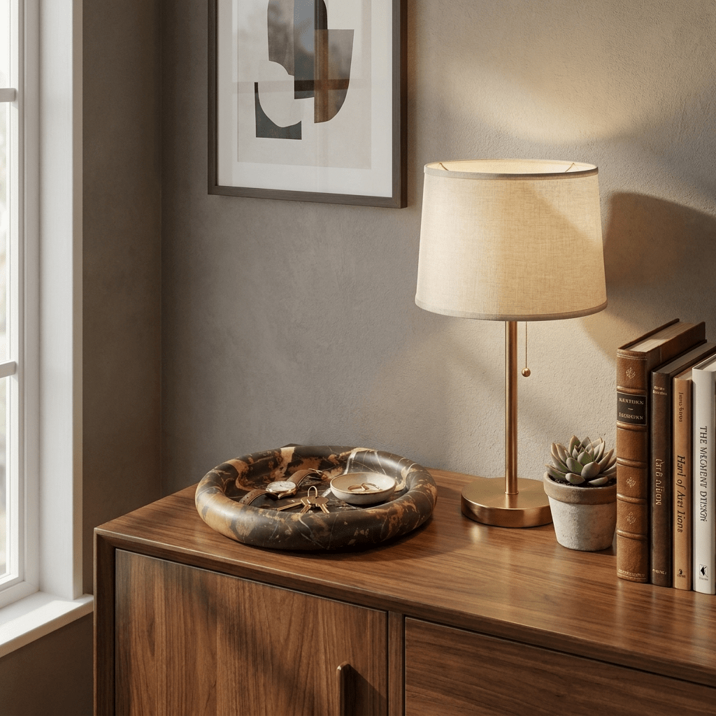 Luna Natural Stone Tray — product view 5