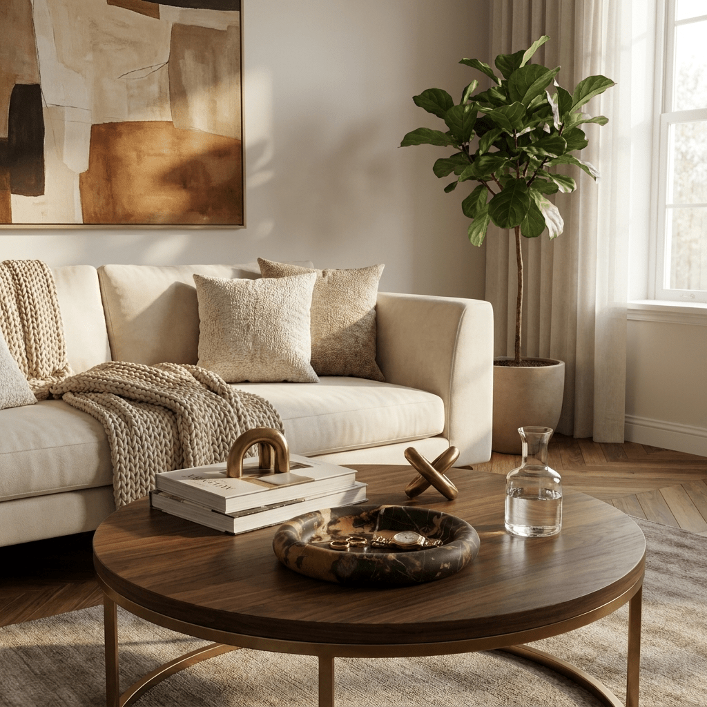 Luna Natural Stone Tray — product view 4