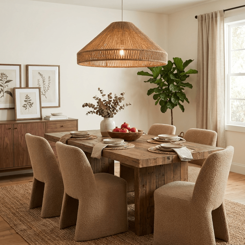 Dune Rope Cone Pendant Lamp — product view 2