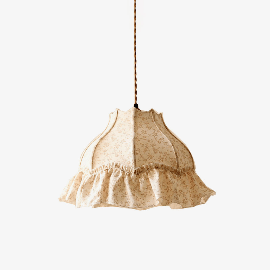 Posy Ruffled Floral Pendant Light — product view 1