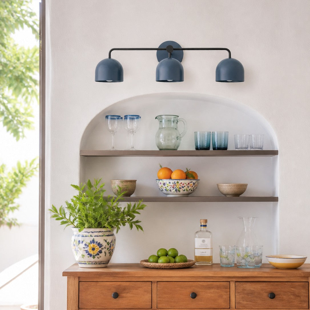 Metio Colorful Dome Vanity Sconce, Farmhouse — product view 5
