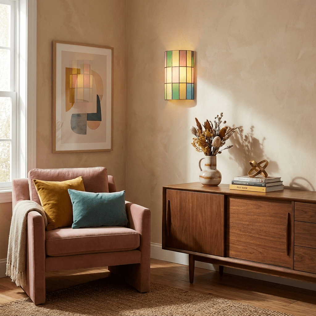 Spectra Faceted Glass Wall Sconce — product view 7