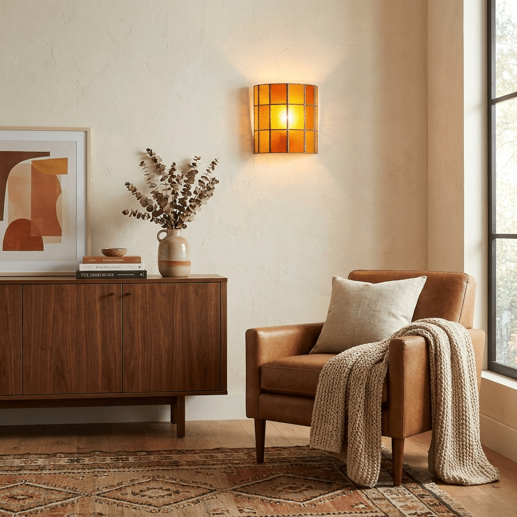 Spectra Faceted Glass Wall Sconce — product view 3
