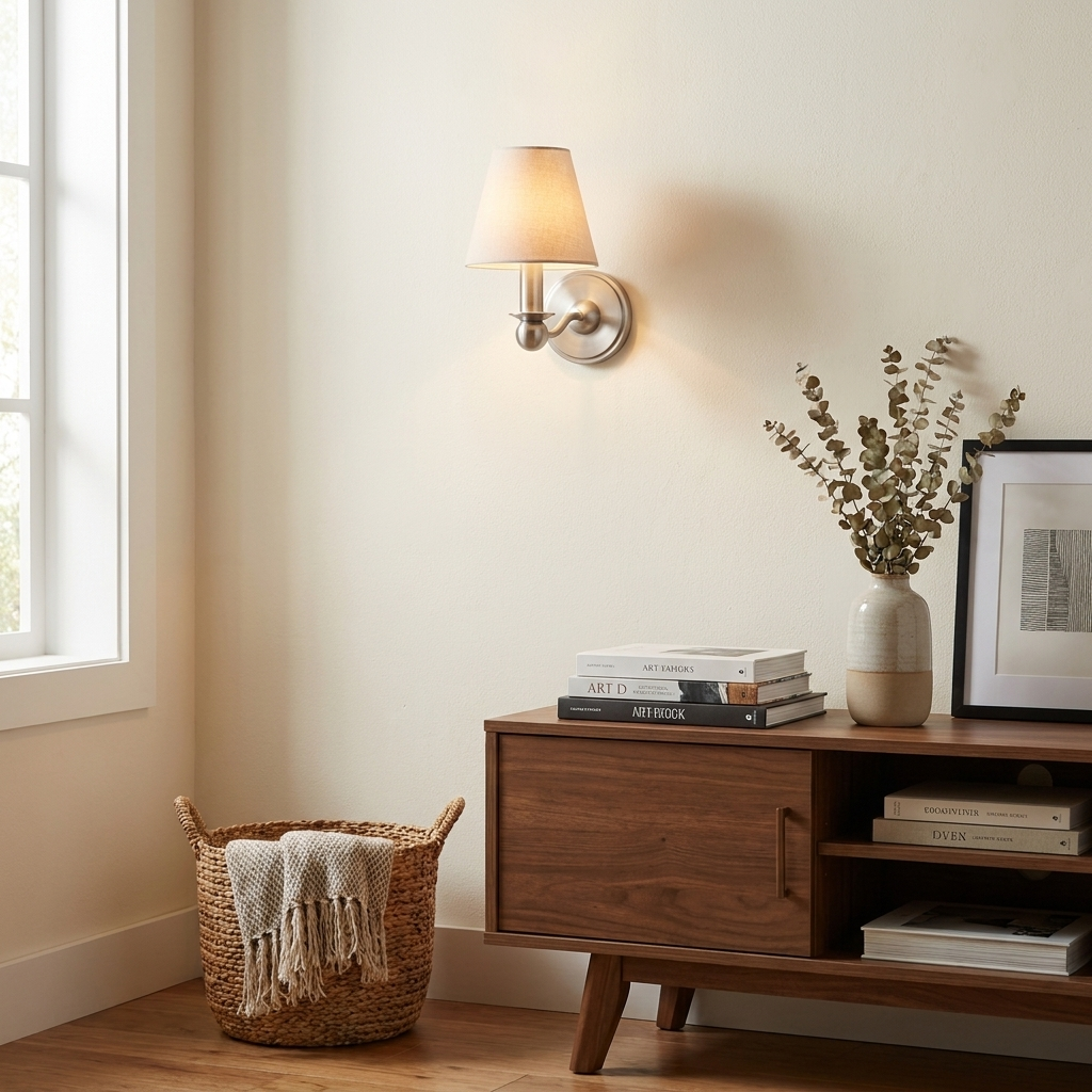 Harlow Fabric Wall Sconce — product view 5
