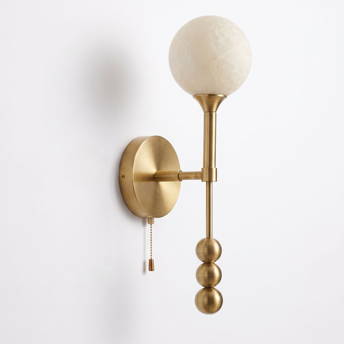 Abacus Alabaster Wall Sconce