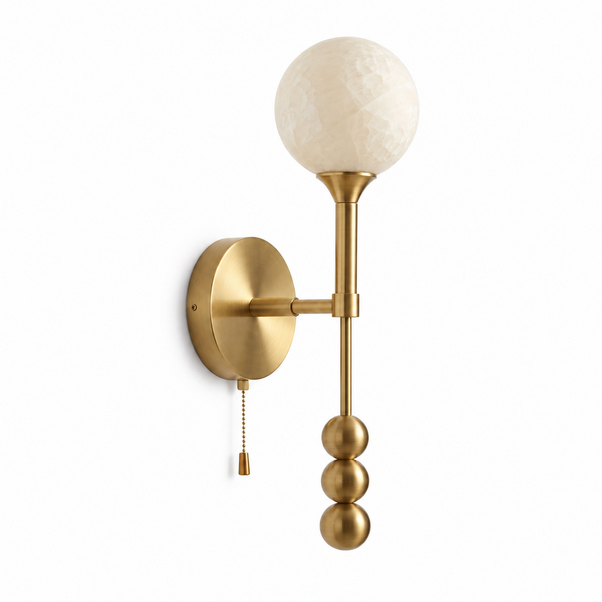 Abacus Alabaster Wall Sconce — product view 7