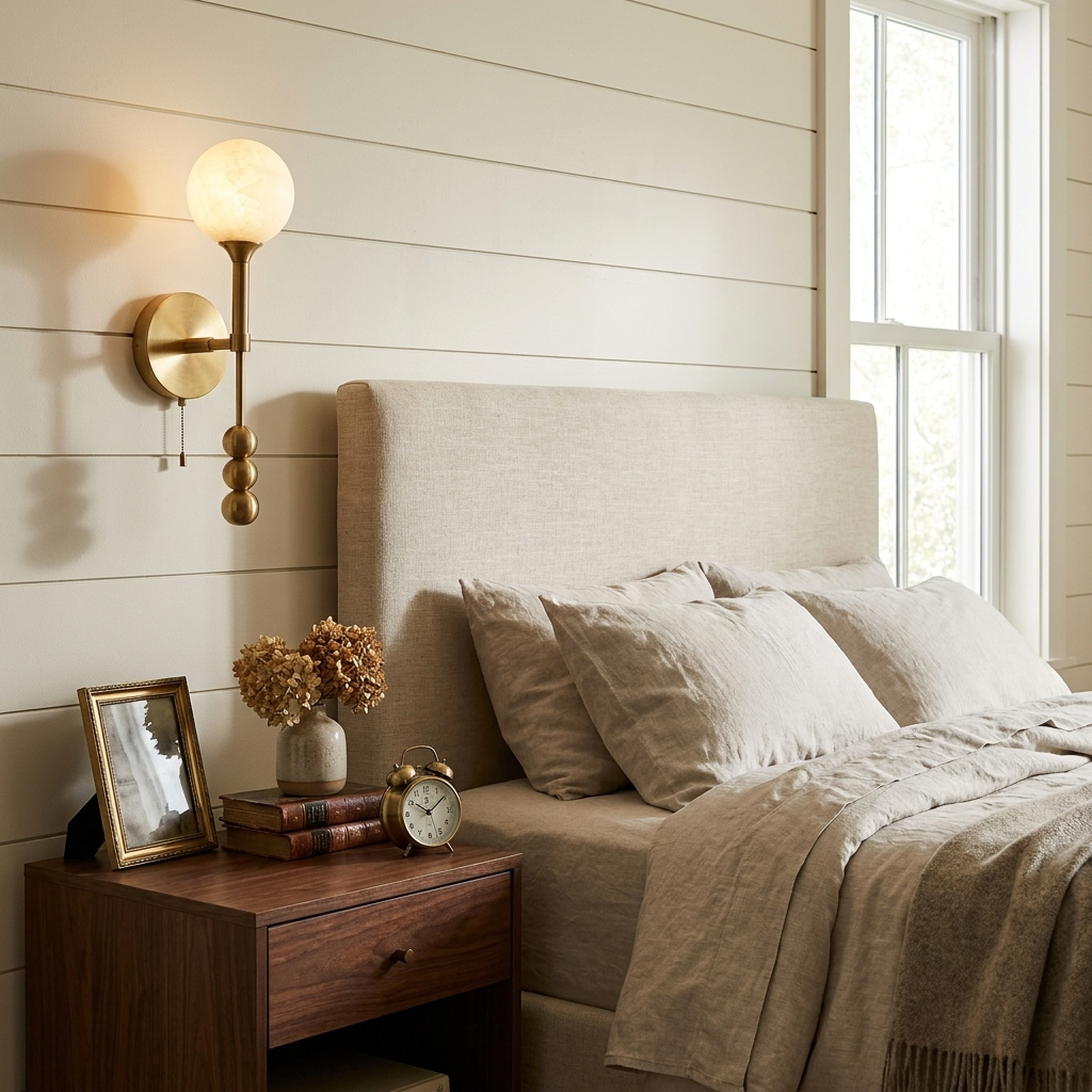 Abacus Alabaster Wall Sconce — product view 2