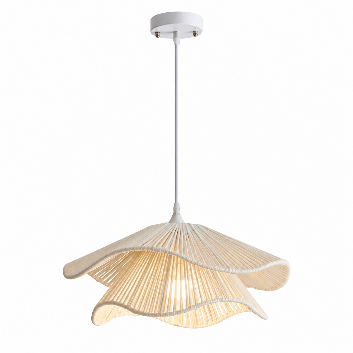 Corolla Cotton Cord Pendant Lamp — product view 7