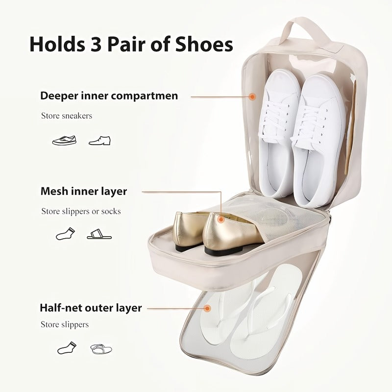 LoungeYard | Double Layer Travel Shoe Bag — product view 6