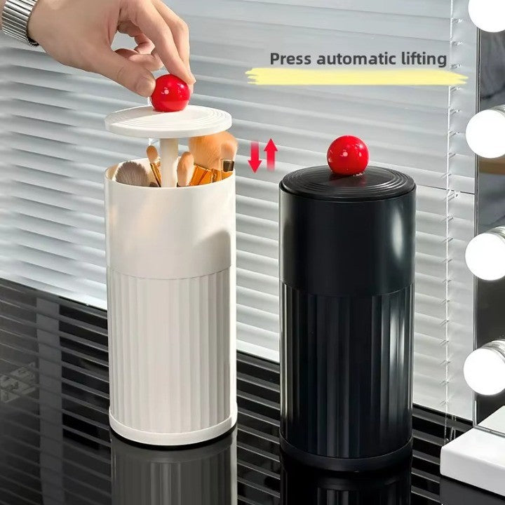 LoungeYard | Automatic Pop-Up Cylindrical Makeup Brush Organizer — product view 2