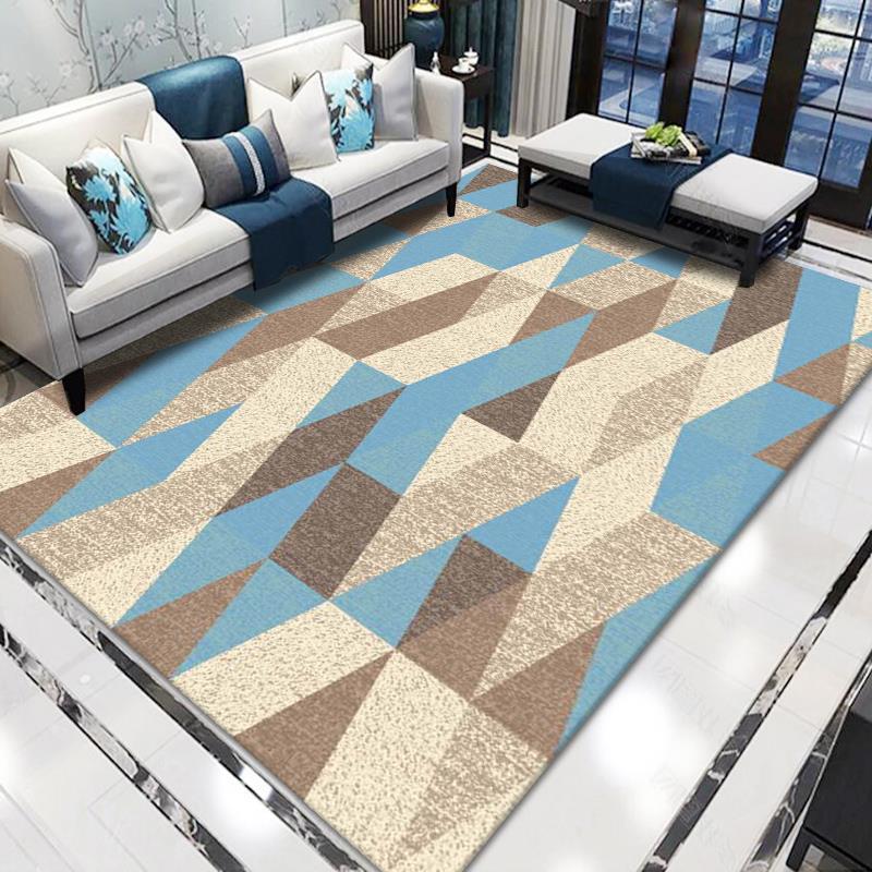 Geometric Pattern Area Rug Bowlift — product view 2