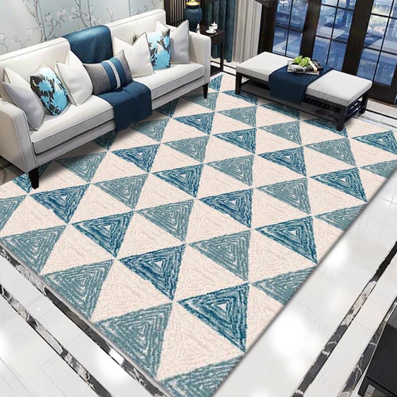 Geometric Pattern Area Rug Bowlift — product view 1