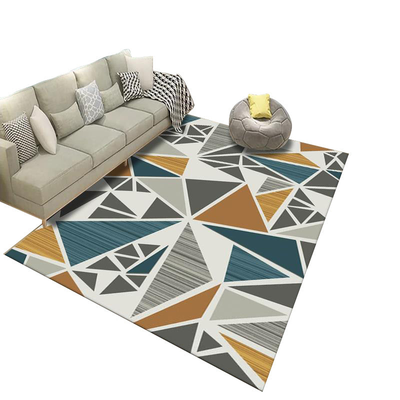 Geometric Patterned Area Rug Bowlift — product view 5