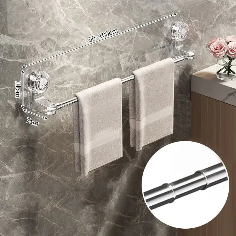 LoungeYard | FlexiGrip Towel Holder — Unleash your spatial freedom with stylish organization without drilling holes! — product view 6