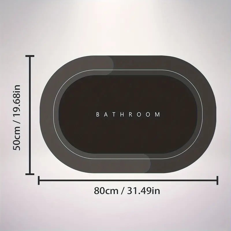LoungeYard | Quick Drying Bathroom Mat — product view 3