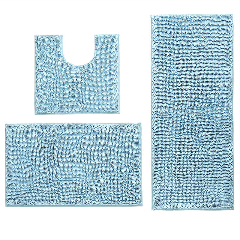 Luxurious Microfiber Bathroom Mat Set Bowlift — product view 7