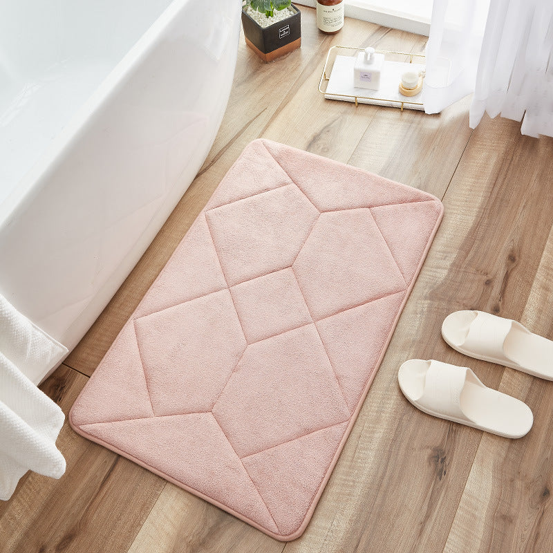 Abstract Pattern Bathroom Rug LoungeYard — product view 7