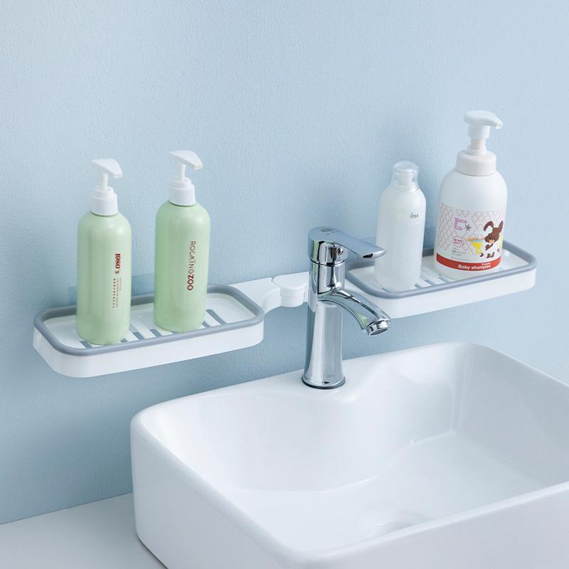Rotating Bathroom Corner Shelf with Tool-Free Installation and 7 kg Capacity — product view 5