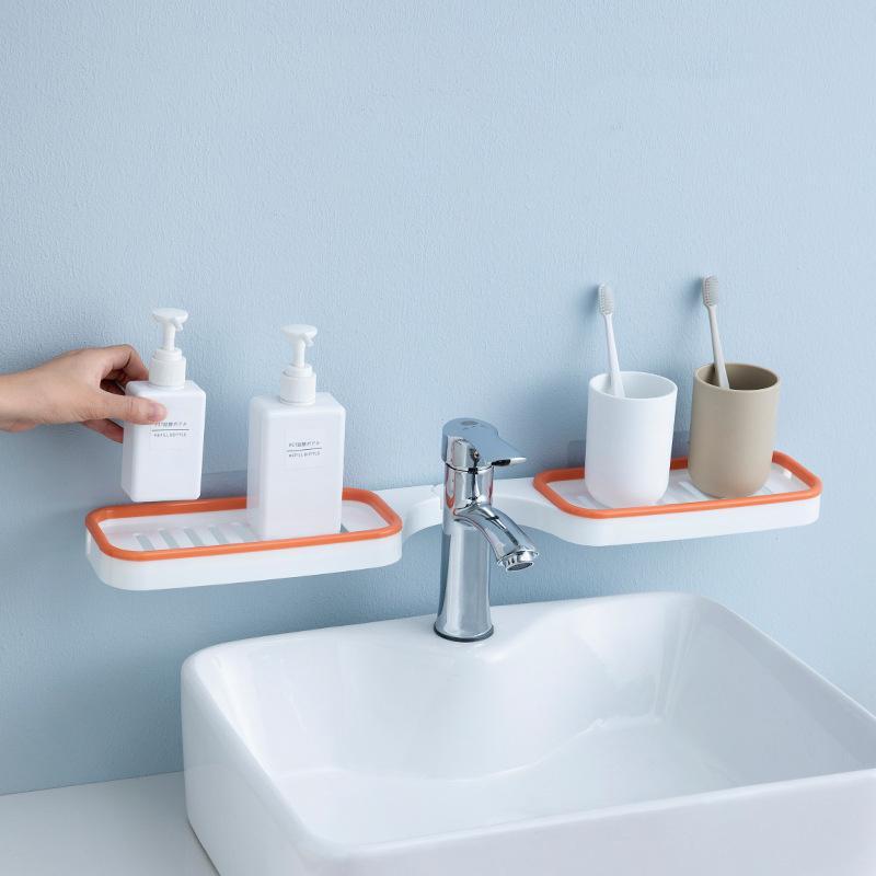 Rotating Bathroom Corner Shelf with Tool-Free Installation and 7 kg Capacity — product view 7