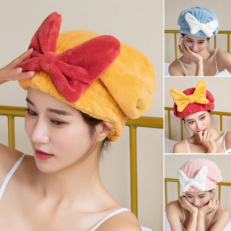 LoungeYard | Super absorbent hair towel wrap — product view 2