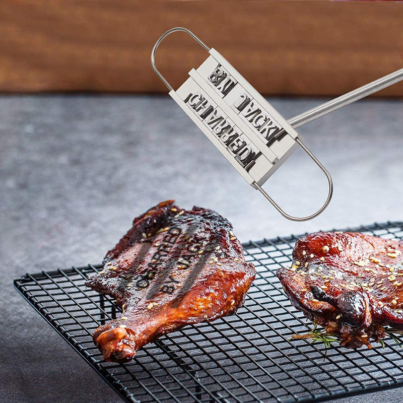 LoungeYard | BBQ Meat Branding Iron — product view 2