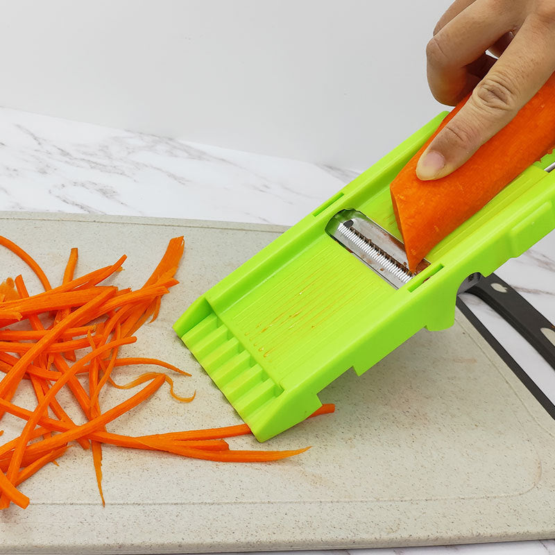 2-in-1 Vegetable Shredder & Slicer, Multi Double Knife Peeler | LoungeYard — product view 7