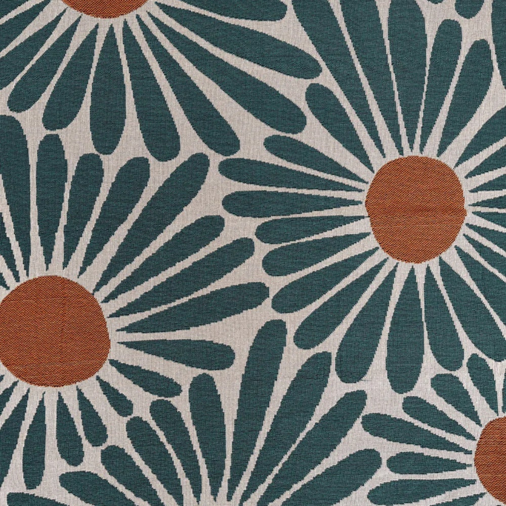LoungeYard | Floral Daisy Woven Throw Blanket — product view 3