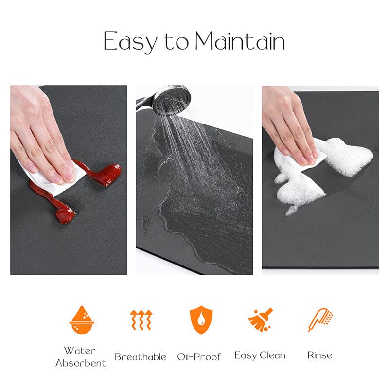 LoungeYard | Kitchen Super Absorbent Draining Mat — product view 7
