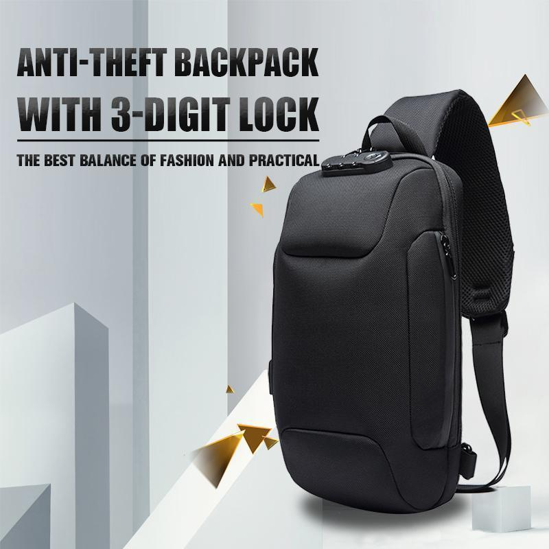 LoungeYard | Theft Protection Backpack with 3-Digit Lock — product view 1