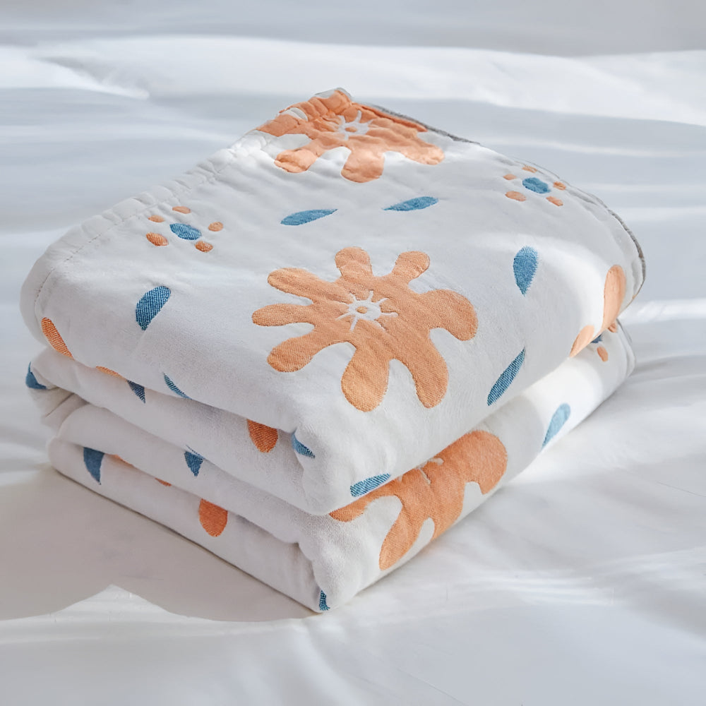 LoungeYard | Abstract Sunny Reversible Blanket — product view 2