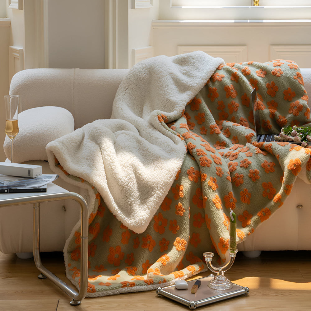LoungeYard | Nature's Wildflower Bliss Blanket — product view 2