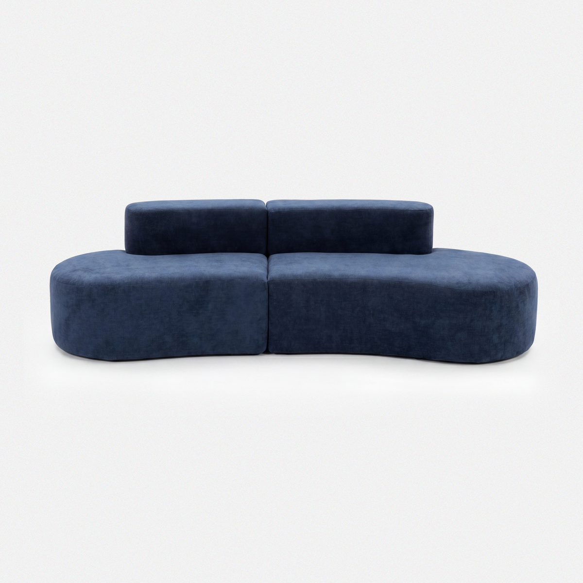 Casia Sculptural Wave Lounge Sofa — product view 1