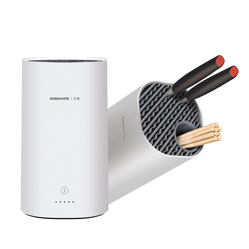 LoungeYard | Automatic Intelligent Disinfection Drying Knife Holder with UV Disinfection, High-Temperature Drying, Large Capacity, Washable Module & Energy Saving — product view 2