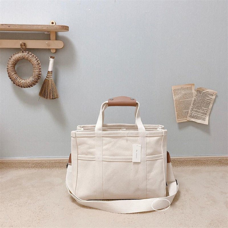 LoungeYard | Solid Color Canvas Shopper Bag — product view 4