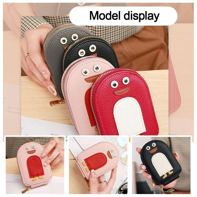 LoungeYard | Cute Penguins PU Credit Card Coin Purse — product view 4