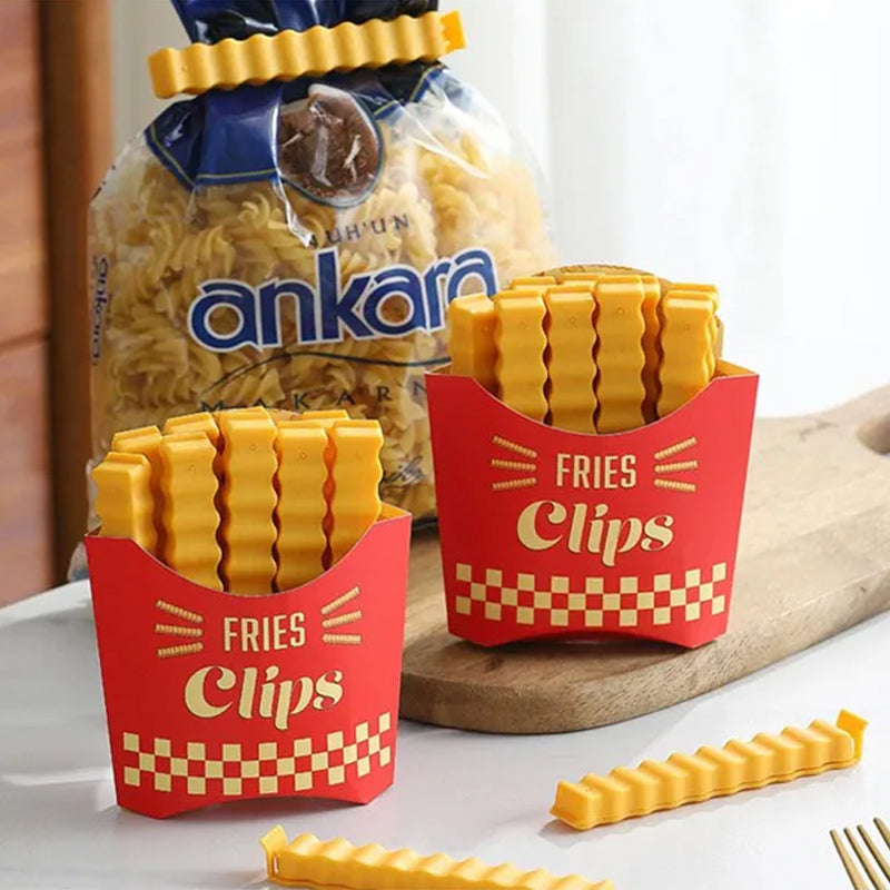 LoungeYard | Funny magnetic French fries food closure clip — product view 3