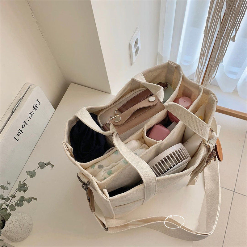 LoungeYard | Solid Color Canvas Shopper Bag — product view 5